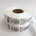 NX029 Custom Garment Care Label  thermal coated satin ribbon for printing